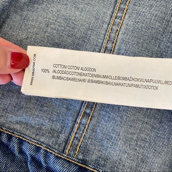 MinkPink Patched Denim Jacket - Picture 11 of 14